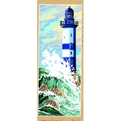 canevas antique le phare 25x60cm
