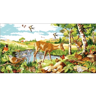 canevas seg liberte sauvage 65 x 120 cm