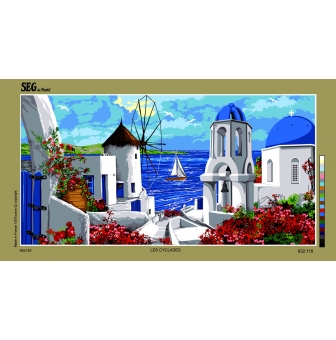 canevas seg les cyclades 65 x 120 cm
