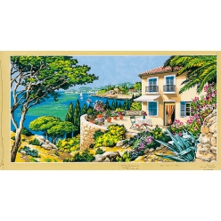 canevas seg vue sur la mer 65 x 120 cm