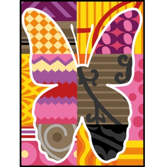 canevas antique papipatch 40x50cm
