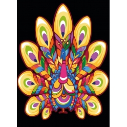 canevas seg paon 45 x 60 cm