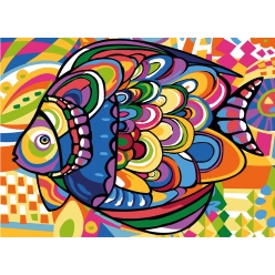 canevas seg poisson 45 x 60 cm