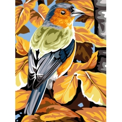 canevas margot plume d automne 40x50 cm