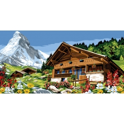 canevas margot le petit torrent 65x120 cm
