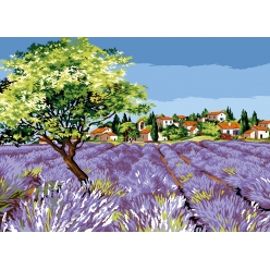 canevas seg l olivier du village 45 x 60 cm