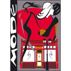 canevas antique la mode 32x50cm