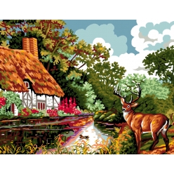 canevas antique 50x65 cm nature