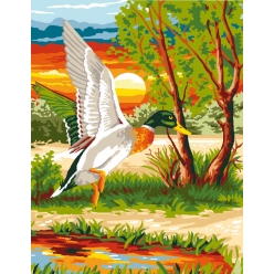 canevas antique 50x65 cm l envolee