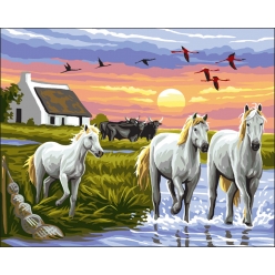 canevas antique camargue rafael angelo 50x65cm