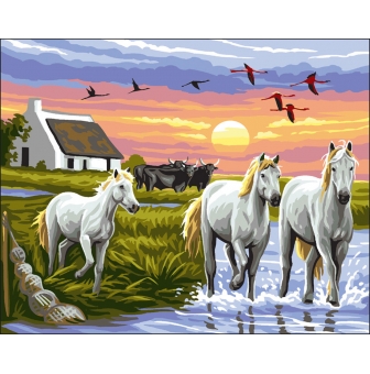 canevas antique camargue rafael angelo 50x65cm