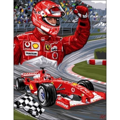 canevas antique le champion rafael angelo 50x65cm