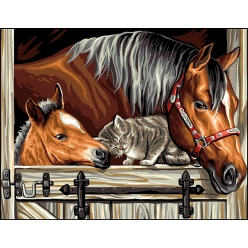 canevas antique un trio en or rafael angelo 50x65cm