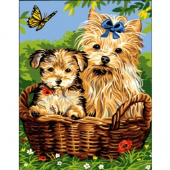 canevas antique les petits york rafael angelo 50x65cm