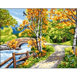 canevas antique le petit pont rafael angelo 50x65cm