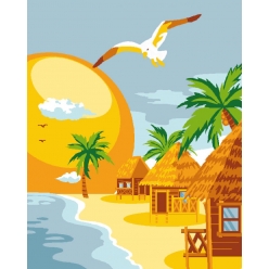 kit canevas enfant 2520 plage