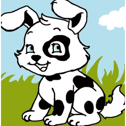 kit canevas soudan dalmatien 20x20cm