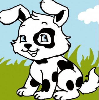 kit canevas soudan dalmatien 20x20cm