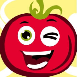 kit canevas soudan tomate 20x20cm