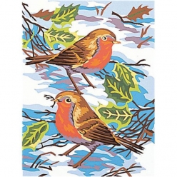 kit canevas rouges gorges 25x30cm