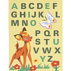 kit canevas printemps abc 25x30cm