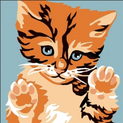 kit canevas soudan le chat 20x20cm
