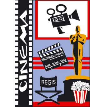 canevas antique cinema 32x50cm