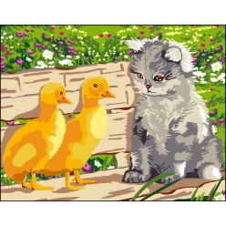 canevas antique rencontre 50x65cm