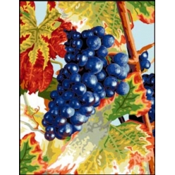 canevas antique terroir de france mimo verde 50x65cm