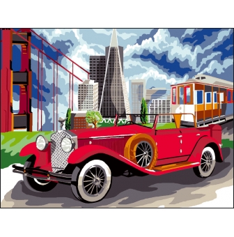 canevas antique san francisco 50x65cm