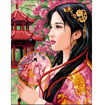 canevas antique la princesse d asie rafael angelo 50x65cm