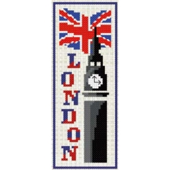 kit a broder point de croix marque page big ben