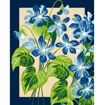 kit canevas blanc viola 25x30 cm 100 coton
