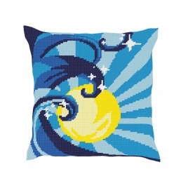 kit coussin demi point vague