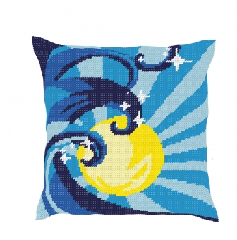 kit coussin demi point vague