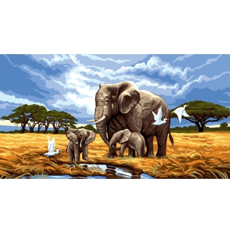 canevas antique safari rafael angelo 50x80cm