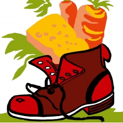 kit canevas soudan chaussure 25x25cm