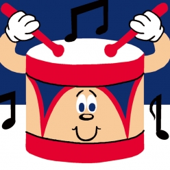 kit canevas soudan drum 20x20cm