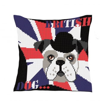 kit coussin demi point british dog