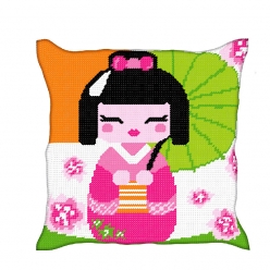 kit coussin demi point kokeshi