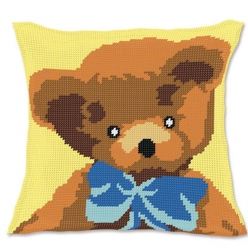 kit coussin demi point peluche