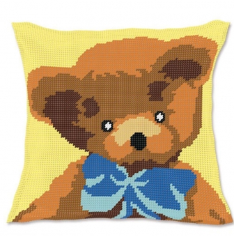 kit coussin demi point peluche