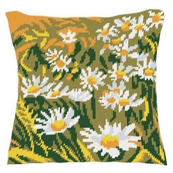 kit coussin demi point marguerite