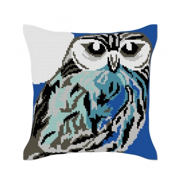 kit coussin demi point chouette