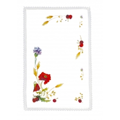 kit surnappe a broder point varies fleurs des champs