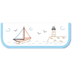 pochettes serviettes a broder assortis theme enfant a 6 pieces