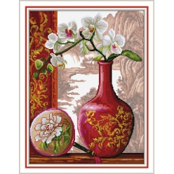 kit aida a broder point de croix l orchidee