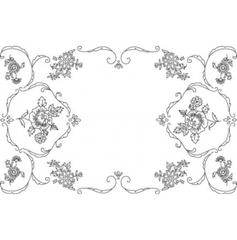 napperon ovale 40x60 cm 100 coton blanc borde dentelle