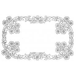 napperon rectangulaire 50x120 cm 100 coton blanc