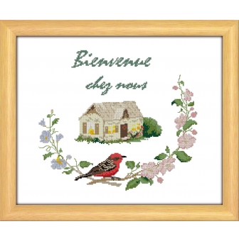 kit tableau point compte bienvenue chez nous a loiseau